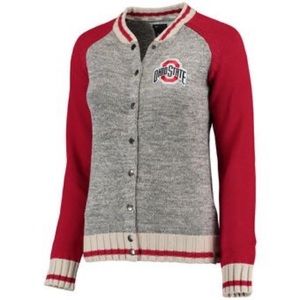 Ohio State women’s her letterman sweater.